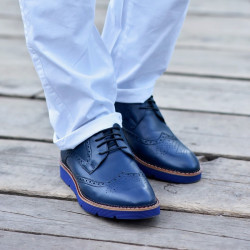 Zapatos casuales para hombre 831-1 índigo