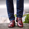 Zapatos elegantes para hombre 828-1 a marrón