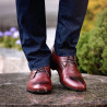 Zapatos elegantes para hombre 828-1 a marrón