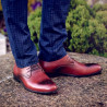 Zapatos elegantes para hombre 828-1 a marrón