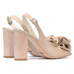 Sandalias de mujer 1256 antílope marfil