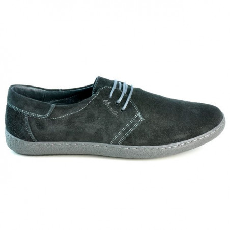 Zapatos casuales para hombre 774 negro velur 