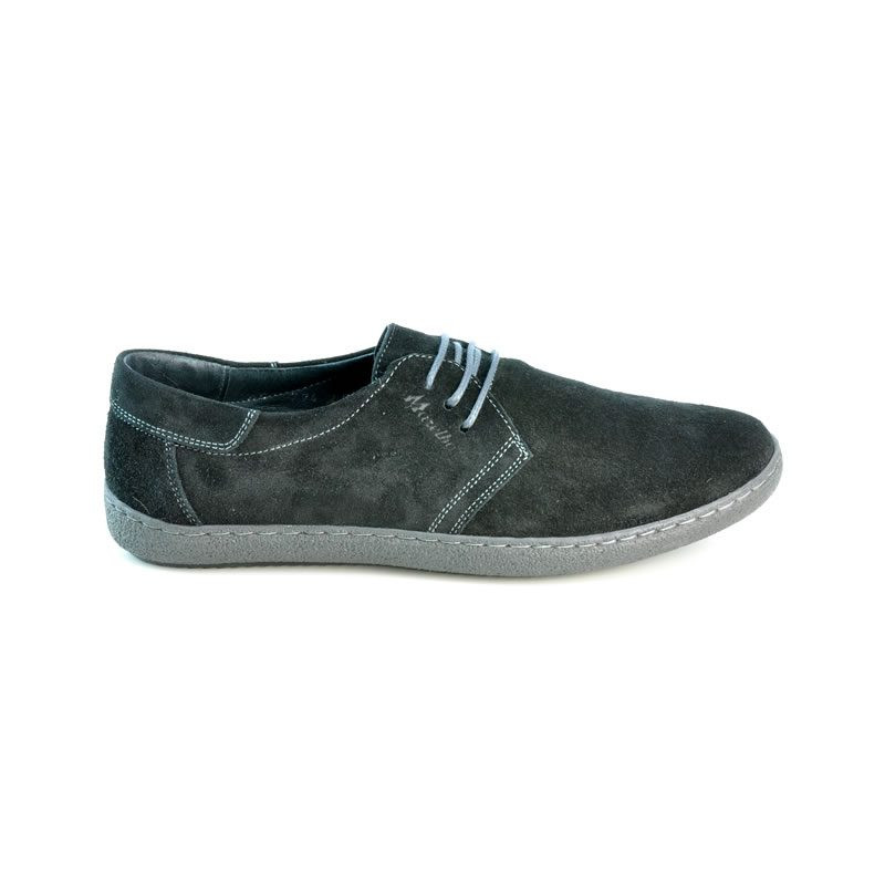 Zapatos casuales para hombre 774 negro velur 
