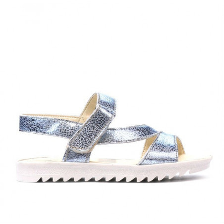 Sandalias para niños 525 azul plateado