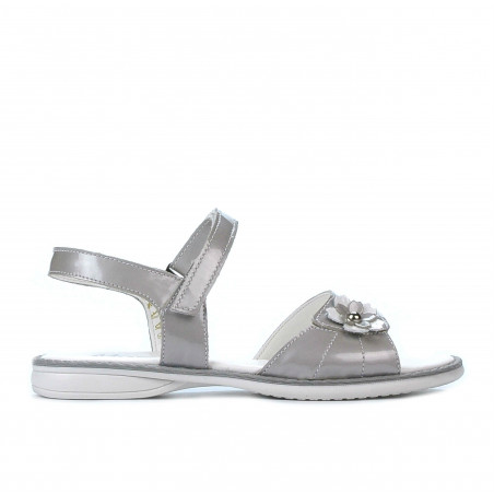 Sandalias niños 524 charol gris