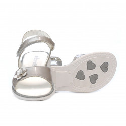 Sandalias niños 524 charol gris