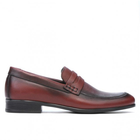Zapatos casuales / elegantes para hombres 875 en burdeos