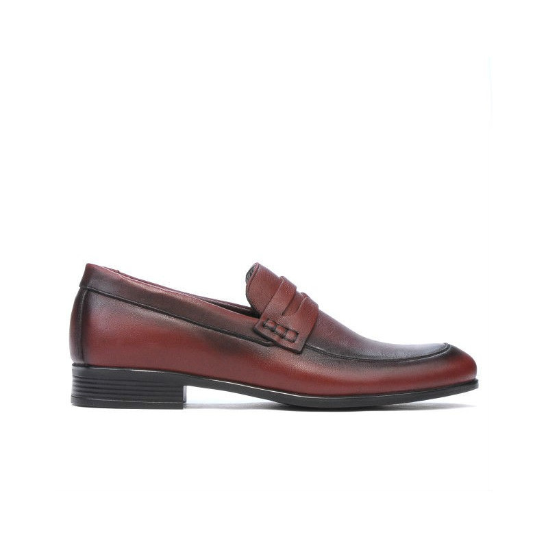 Zapatos casuales / elegantes para hombres 875 en burdeos