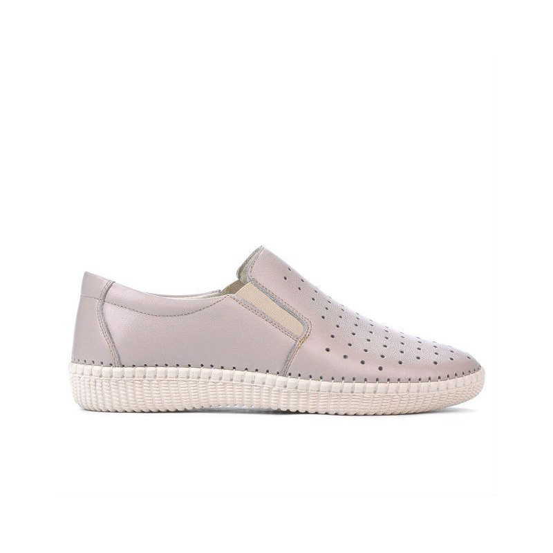 Mocasines mujer / adolescentes 689 beige