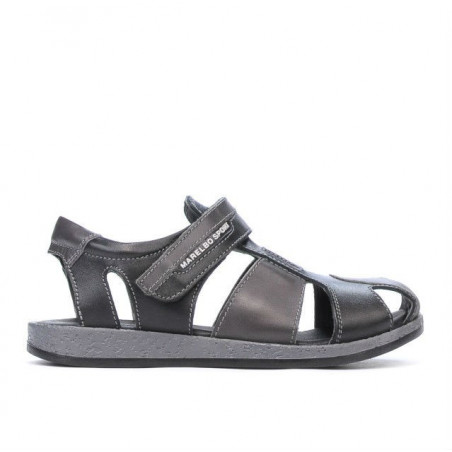 Sandalias para niños 324 negro+gris