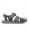 Sandalias para niños 324 negro+gris