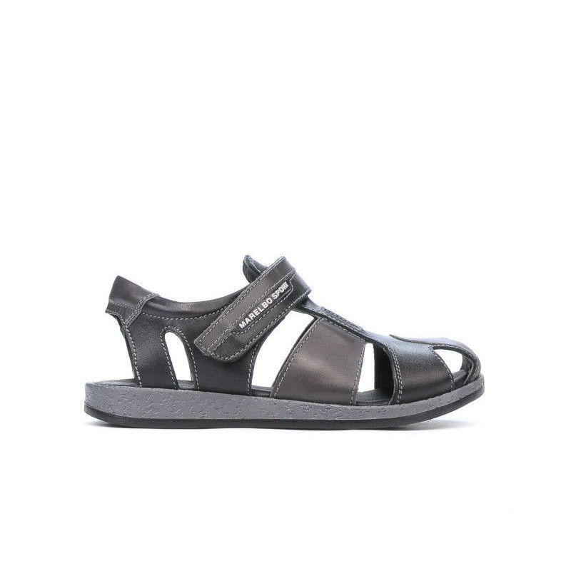 Sandalias para niños 324 negro+gris