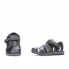 Sandalias para niños 324 negro+gris