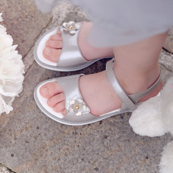 Sandalias niños 524 charol gris
