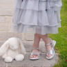 Sandalias niños 524 charol gris