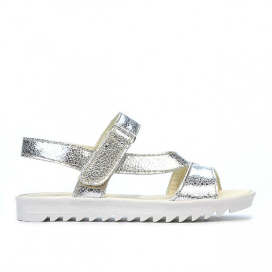 Sandalias para niños 525 plateado