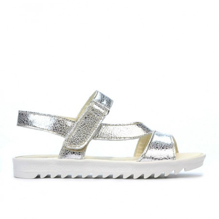 Sandalias para niños 525 plateado