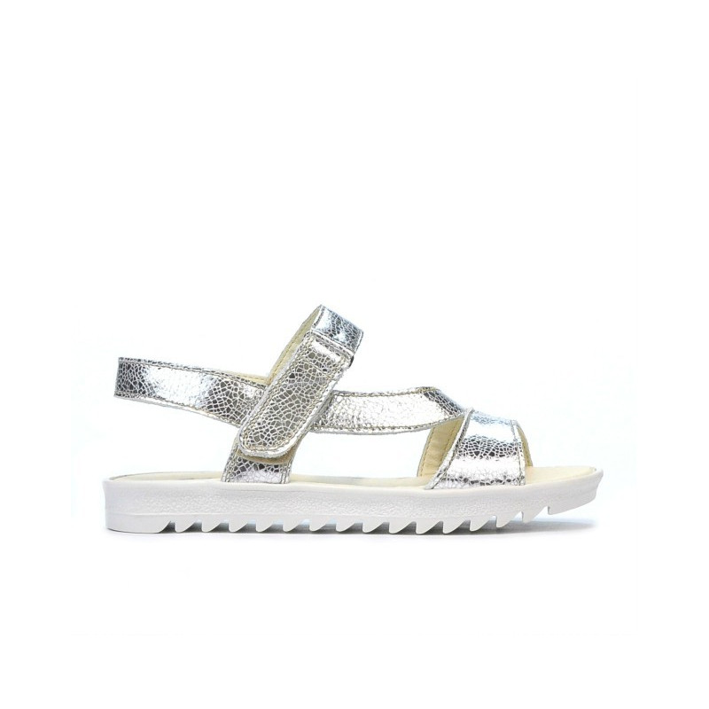 Sandalias para niños 525 plateado
