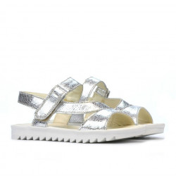 Sandalias para niños 525 plateado