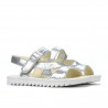 Sandalias para niños 525 plateado
