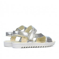 Sandalias para niños 525 plateado
