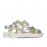 Sandalias para niños 525 plateado