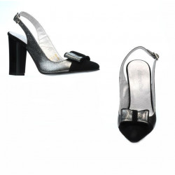 Sandalias de mujer 1267 negro ante combinado