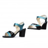 Sandalias mujer 5042 azul claro+negro