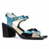 Sandalias mujer 5042 azul claro+negro