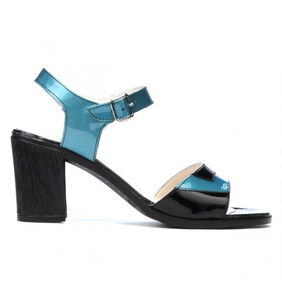 Sandalias mujer 5042 azul claro+negro