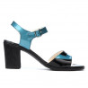 Sandalias mujer 5042 azul claro+negro