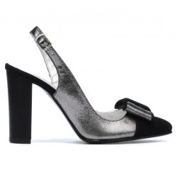Sandalias de mujer 1267 negro ante combinado