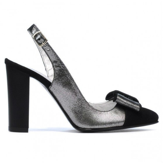 Sandalias de mujer 1267 negro ante combinado