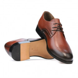 Zapatos elegantes para hombre 878 a coñac