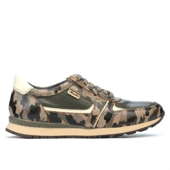 Zapatillas deportivas para hombre 833 café camuflaje