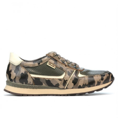 Zapatillas deportivas para hombre 833 café camuflaje