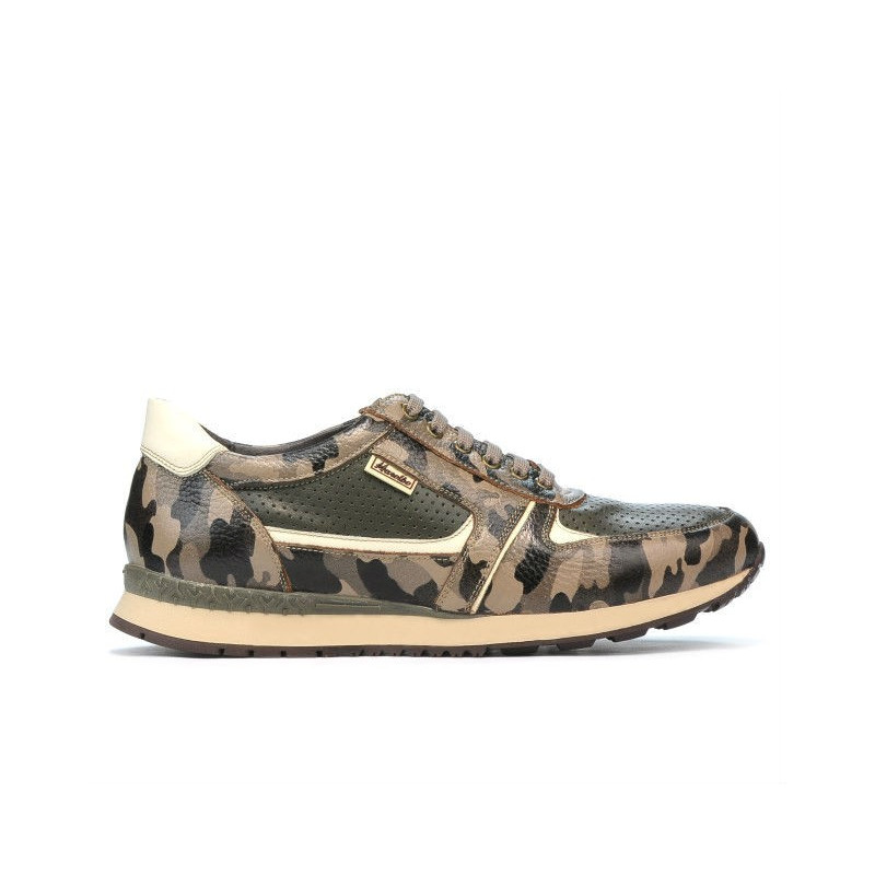 Zapatillas deportivas para hombre 833 café camuflaje