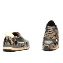 Zapatillas deportivas para hombre 833 café camuflaje