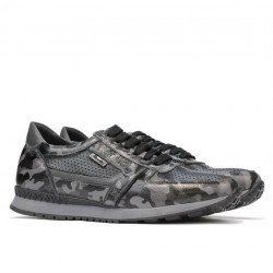 Zapatillas deportivas para hombre 833 gris camuflaje