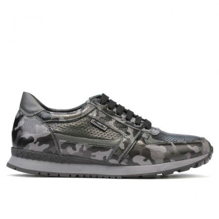 Zapatillas deportivas para hombre 833 gris camuflaje
