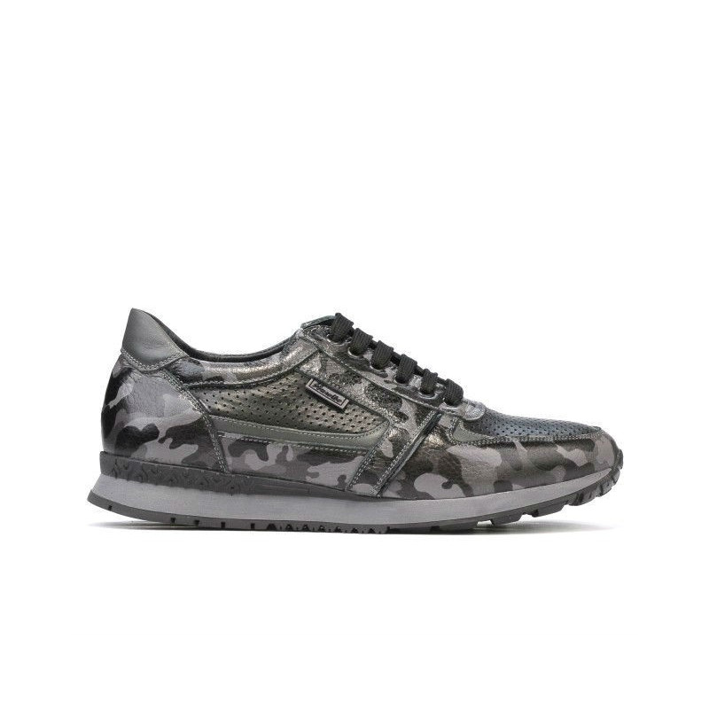 Zapatillas deportivas para hombre 833 gris camuflaje