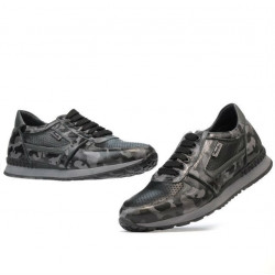 Zapatillas deportivas para hombre 833 gris camuflaje