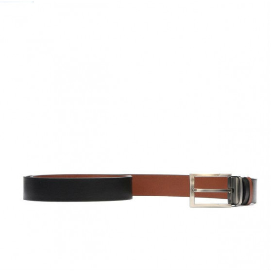 Cinturón hombre 08b bicolor biz negro+marrón