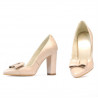 Zapatos elegantes de mujer 1262 charol marfil
