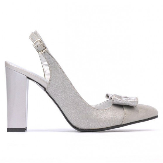 Sandalias mujer 1267 gris antílope combinado