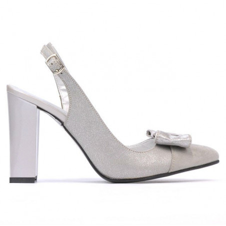 Sandalias mujer 1267 gris antílope combinado