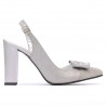 Sandalias mujer 1267 gris antílope combinado