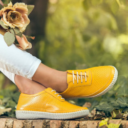 Mocasines de mujer 688 amarillo