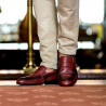 Zapatos casuales / elegantes para hombre 875 en coñac