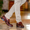 Zapatos casuales / elegantes para hombre 875 en coñac lifestyle